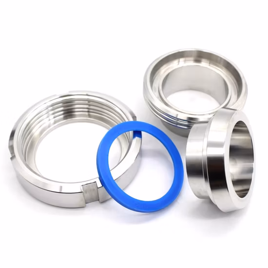 Санитарная нержавеющая сталь ISO SS304/SS316L три